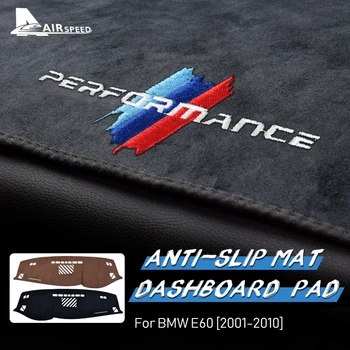 VITEZA pentru BMW Seria 5 E60 Accesorii Flanel Masina Anti-Alunecare, Anti UV Mat tabloul de Bord Pad Acoperire Dashmat Covor, Tapiterie Interior