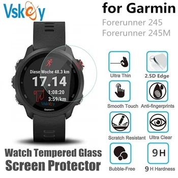 VSKEY 100BUC Ceas Inteligent cu Ecran Protector pentru Garmin Forerunner 245 Muzica Anti-Zero Folie Protectoare din Sticla Temperata