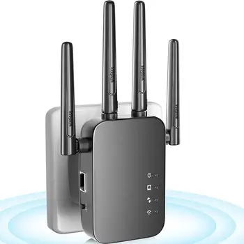 Wireless WiFi Extender Rază Lungă de Amplificator de Semnal pentru Acasă Acoperă Până la 4000sq.ft și 38 Dispozitiv W/ Port Ethernet 2022 Noi Upgrad