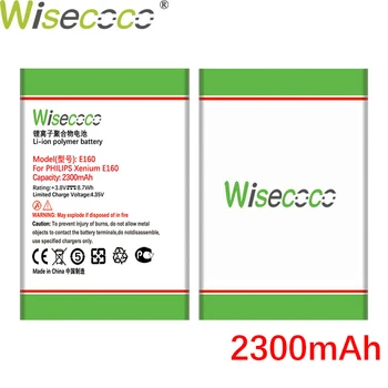 WISECOCO 2300mAh E 160 Baterie Pentru PHILIPS Xenium E160 CTE160 Telefon +Numărul de Urmărire