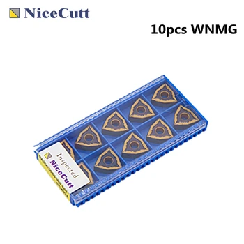 WNMG0804 Carbură de Cotitură a Introduce Tungsten Pentru 10buc CNC Strung din Oțel Instrumente Titularul Nicecutt Freeshipping