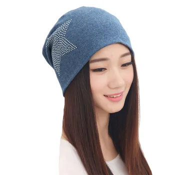 YGYEEG Fata de Frumusețe Beanie de Designer Personalizate Noutate Pălării de Iarnă Pentru Femei Bling Cristal Model Casual Chelioși Pălărie de Femeie