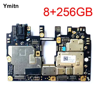 Ymitn Deblocat Principal Mobil Board Placa de baza Placa de baza Cu Cipuri de Circuite Flex Cablu Pentru Xiaomi Pocophone Poco F1 8GB 256GB