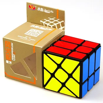 Yongjun Fisher Cube Axa Cub de Vânt Roți Inegale 3x3 Viteza Puzzle Cub Buna Twist Magic Cub Antistres Jucarii Cadou Pentru Adulți