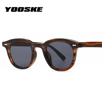 YOOSKE Brand de Moda de Epocă Pătrat ochelari de Soare Femei Designer de Lux de Mici Ochelari de Soare pentru Barbati Leopard Nuante de Lentile UV400 Ochelari