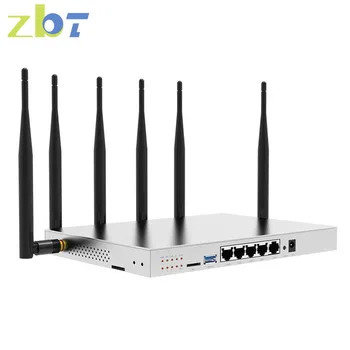 ZBT OpenWRT 4G WiFi Router 4*LAN Gigabit, 1200Mbps 2.4 GHz 5.8 GHz Wi-fi USB3.0 Cartela SIM SATA 4G Punct de Acces Dual Band Router-ul
