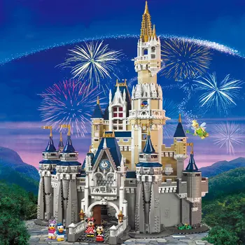 În Stoc Princess Castle Compatibil 71040 Model Blocuri Caramizi Fete Cadou De Ziua De Nastere Pentru Copii