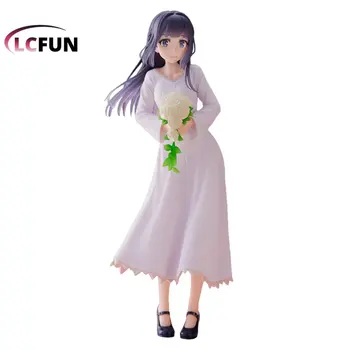 【În Stoc】LCFUN Original TAITO Figura Makinohara Shouko Canalie Nu Visează de Fata Bunny Senpai 18cm PVC Acțiune Anime Model C